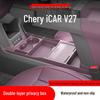 Compatible avec 26 modèles ICAR/V27: Rangement inférieur de console centrale multifonctionnel et boîte à lunettes pour accessoires de modification de voiture.