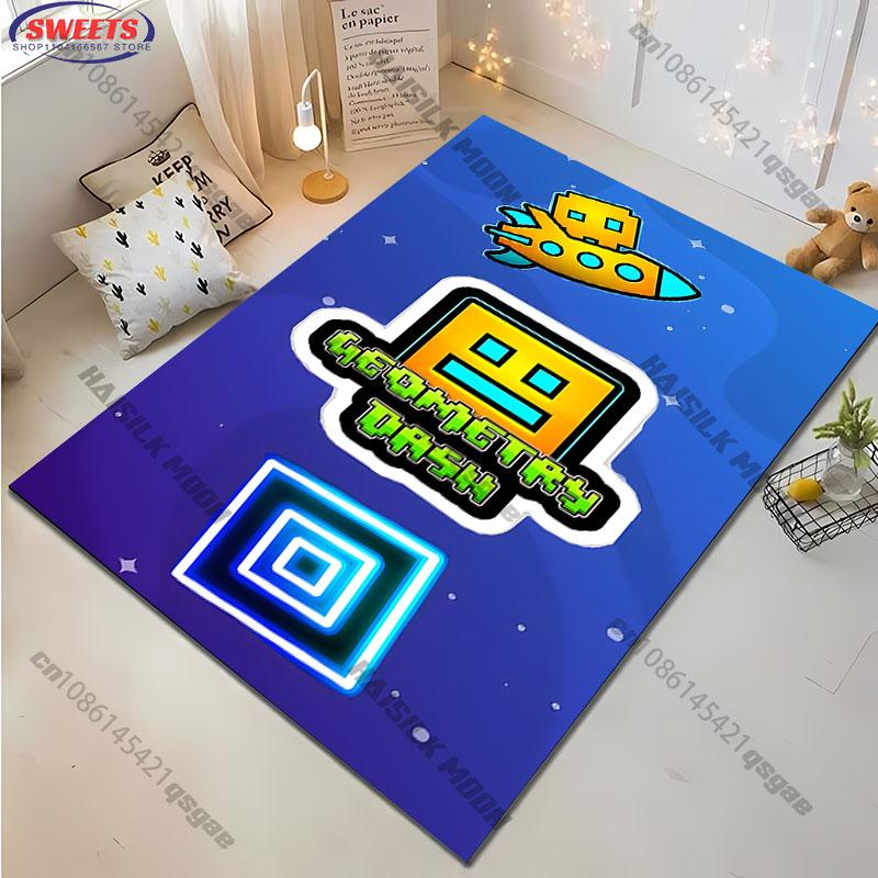

1PC G-Ge0metry D-Dash Carpet Rug for Living Rooms Bedrooms, Office Areas, Durable Machines Washable Mat Nice Gifts Fast Shipping 40x60cm
