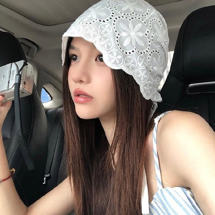 Girls Pullover Hat Headwrap Hat Headwrap Flower for Vacations Photo Props