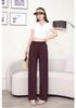 2026 Women's Summer Tencel Stretchy Straight-Leg Casual Pants for Middle-Aged Mothers