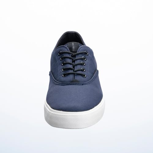 Nissin Rubber Hyper V AC-01 Casual Sneakers, Men's, Navy Blue, Size 29.0 Cm, 3E, Simple Design, Non-Slip, Lightweight, For On and Off-duty Use