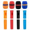 Cordless Handheld Microphone Protective Sleeve with Sponge Foam Microphone Windscreen Rubber Microphone Protective Sleeve Holder for Show KTV
