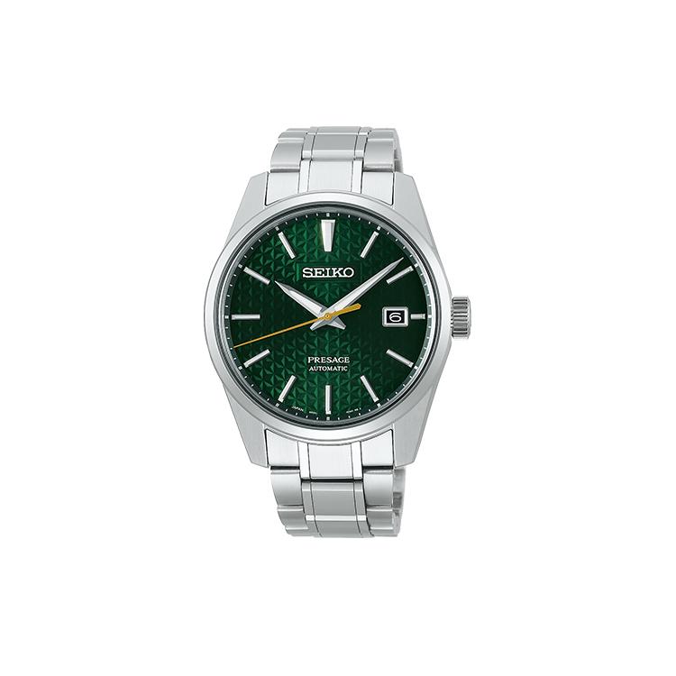 SEIKO Presage Mechanical Movement Stainless Steel Strap Watch Men s Watches Green Dial SPB169J1 Green Dial