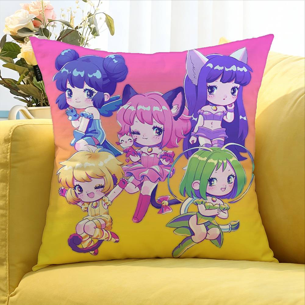 Magical Girl Tokyo MMew MMew World Various Sizes Square Pillow Case For Car Home Bedchamber Decor