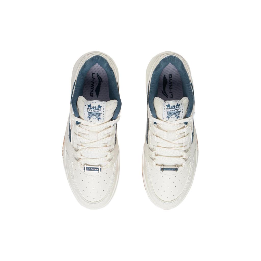 Li Ning Skateboard Shoes Men's Low top Mist White/Evergreen AGCS251-9