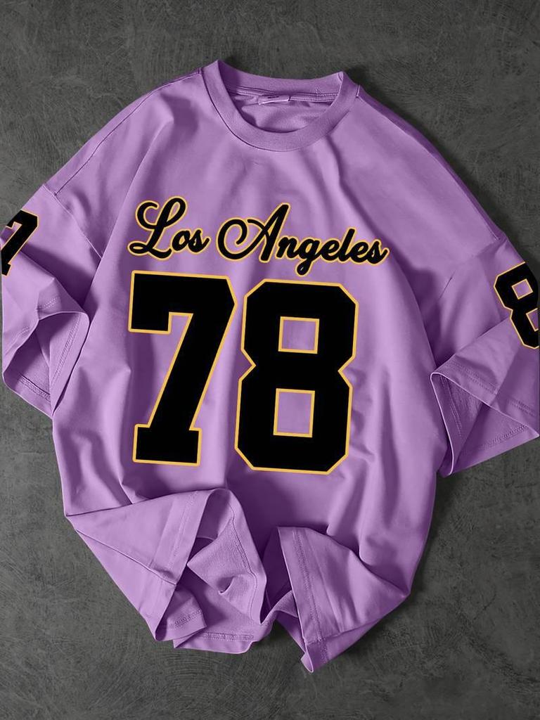 Men’s Breathable 3D Print Basketball Jersey T-Shirt with Number 78, Short Sleeve, Sweat-Wicking, Loose Fit, Round Neck.