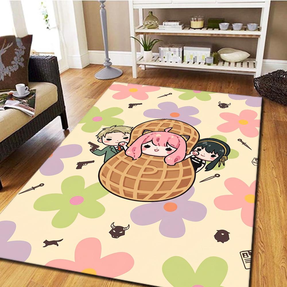 SPY×FAMILY Carpet Floor Mat Washable Non Slip Large Area Home Room Decor Gamer Bedroom YUN6512