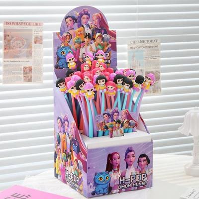 6/12 Stück Kpop Dämonenjäger Schwarzer Tintenstift Student Schreiben Zeichnen Gelstift Anime Figur Schreibwaren Schulsachen Weihnachtsgeschenke