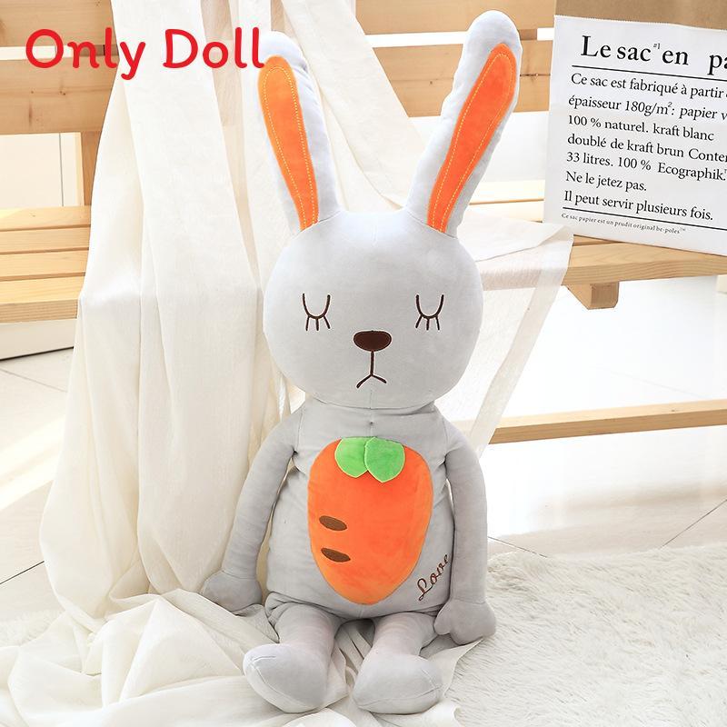 Plush Bunny Toy Carrot Sleep Pillow For Kids Girls Gift