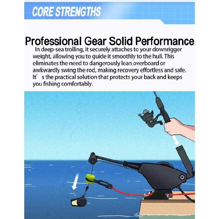 Efficient Weight Recovery System For Trolling Applications Shock Absorbing Feature Reduces Manual Effort And Risk