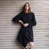 KELLY DONAHUE Line Volume Wrap Dress