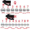 3D ABS Car Front Emblem Rear Trunk Badge Steering Wheel Sticker For Nissan Qashqai Tiida Kicks Versa Leaf Sentra X-trail Altima