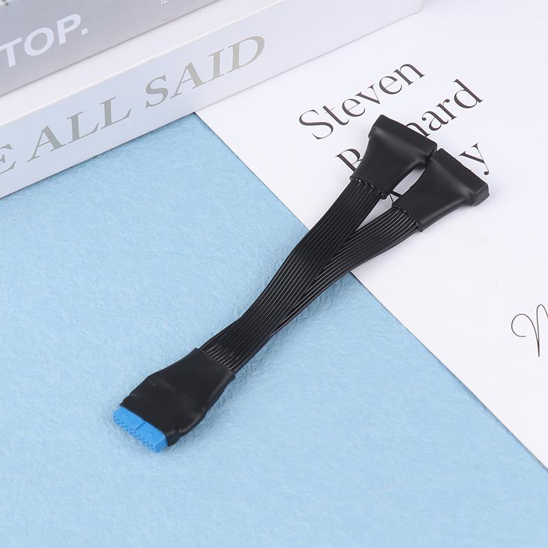 

Usb 3.0 19Pin/20Pin Внутренний удлинительный разъем 1 на 2 Удлинительный разветвитель Кабель Diy Удлинитель для материнской платы