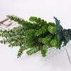 Fake Eucalyptus Leaf Artificial Green Plant Flowers Simulation Indoor Home Decor Silk Flowers Stem Outdoor Props Wedding