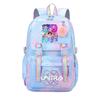 Meninas Kpop Rumi Zoey Mira Derpy Sajaboys Mochila Escolar Estudante Estampada Mochila Arco-Íris Casual