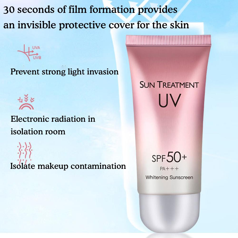 SPF 50+Sunscreen Whitening Sun Cream Facial Body Skin Protective Cream Oil-control Care Anti-Ag B2B4