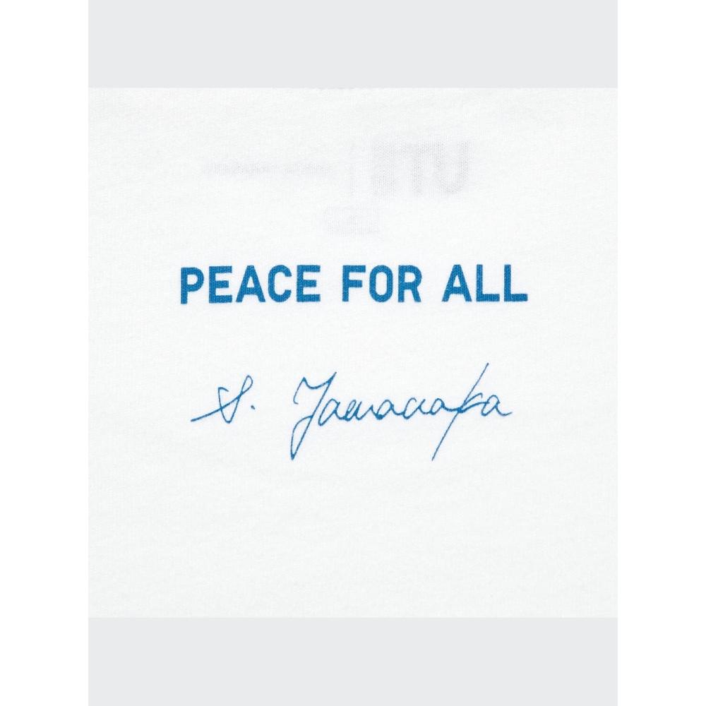 Uniqlo Peace For All Graphic T  shorT Sleeve Regular fiT  Shinya Yamanaka