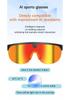 HD Smart Cycling Glasses: Bluetooth, UV Protection, Electroplated Lenses for Photography & Outdoor Sports