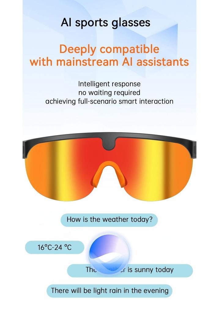 HD Smart Cycling Glasses: Bluetooth, UV Protection, Electroplated Lenses for Photography & Outdoor Sports