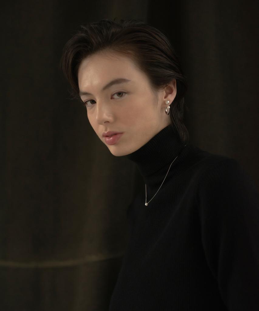 Novice Tokyo Single Pearl Necklace [Stainless] / Silver