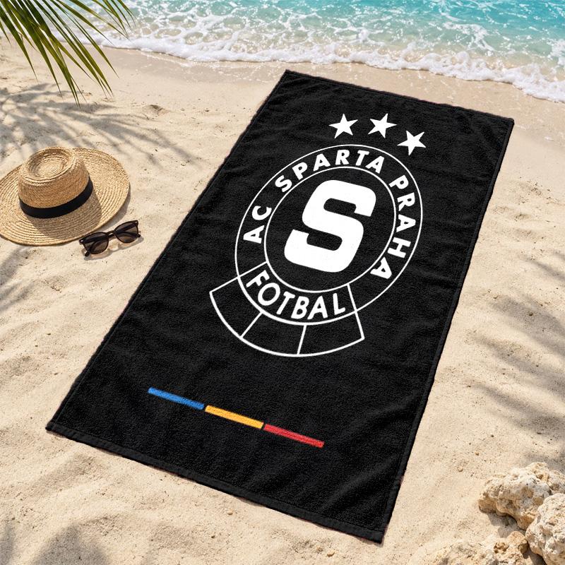 HC Sparta Praha Microfiber Beach Towel Quick Dry Sand Free Lightweight Beach Towels for Travel Swimming Camping