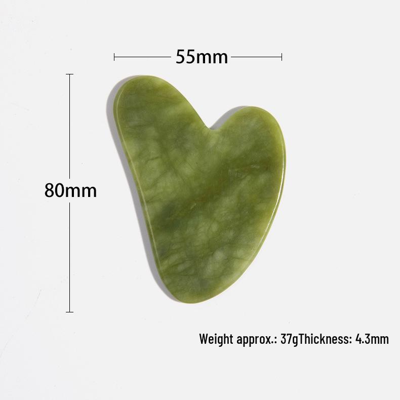 Jade Roller & Gua Sha Board Set - Xiu Jade Stone Facial Beauty Massager