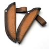 Multi-function Leather Sheath Brown Straight Knife Cover Waist Belt Buckle  Outdoor Tool