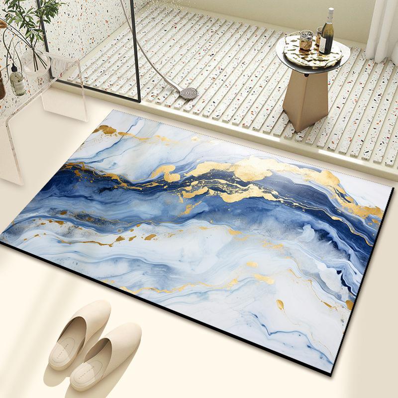 Diatom Mud Bath Absorbent Mat Household Simple Toilet Toilet Door Cushion Absorbent Non-slip Quick Drying Mat