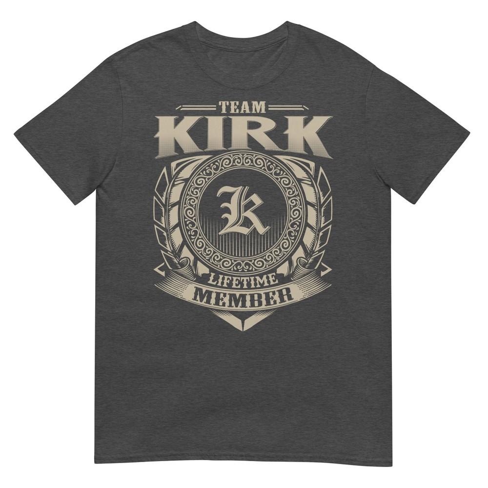 Team Kirk Lifetime Member Surname Kirk Family Name Vintage Tshirt