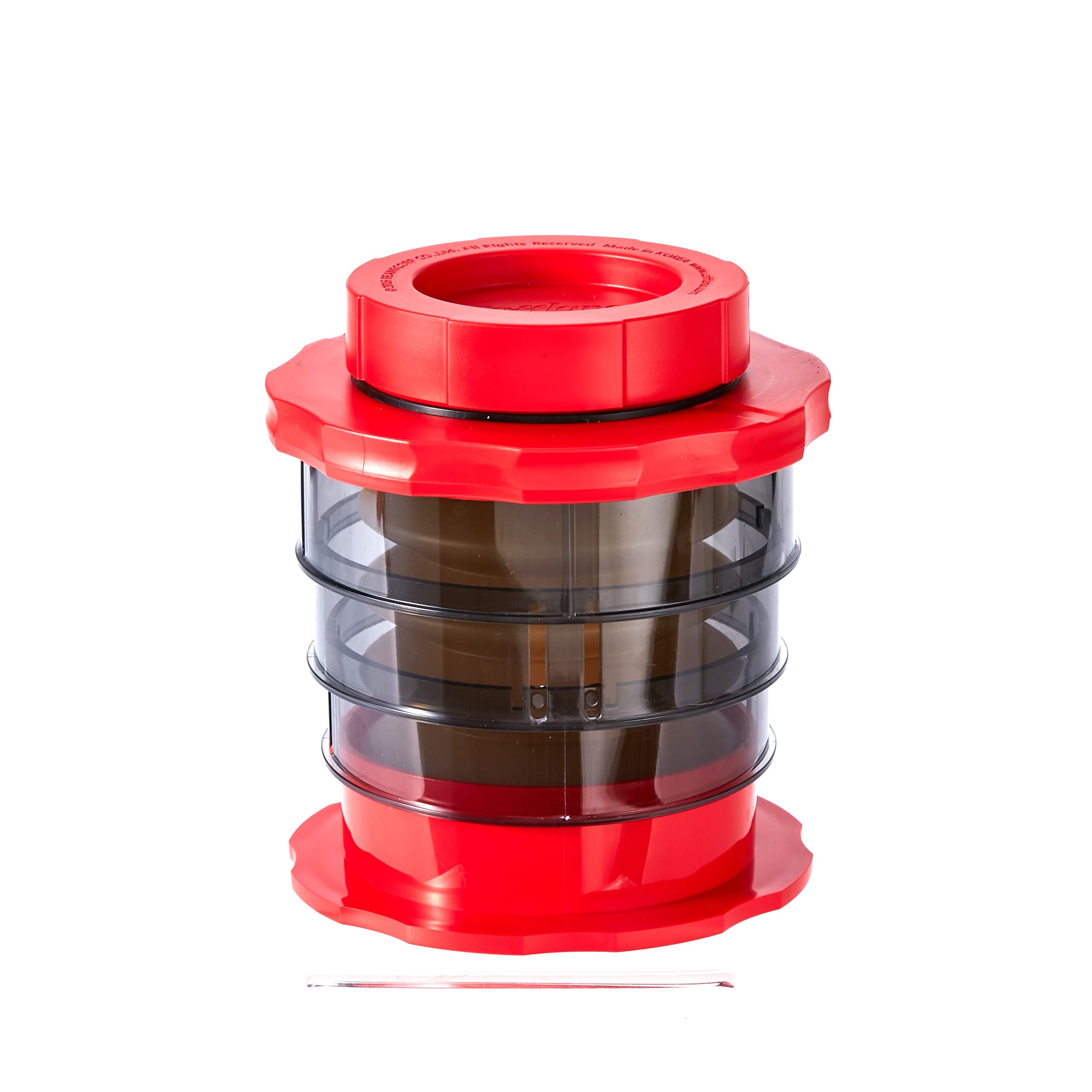 

Cafflano Portable French Press Coffee Maker with Storage x Gift P100-RD Case, Fine-Powder Filter, Red, 10.8 12cm, Compact,