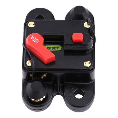 DC12V Disconnector Circuit Breaker for Car Marine Boat Bike Stereo Audio Reset Fuse(100A)