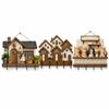 Wood House Key Holder 2D Flat Wall Key Rack New Decorative Key Hanger  Living Room Decor