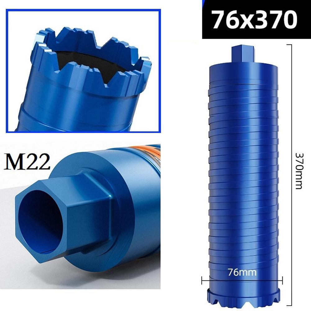370mm Core Drill Hole Opener Drill Bit Dry Drilling Versatile Applications Wet Drilling Sturdy Material Superior Performance