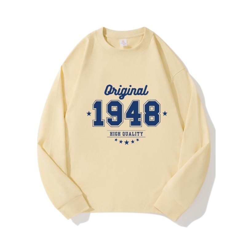 

Синий 1949 Осенняя одежда С длинным рукавом Чистый хлопок Новый Мужской и женский топ, Весенний внутренний слой, Базовая рубашка, Футболка с круглым вырезом и длинным рукавом XXL бежевый