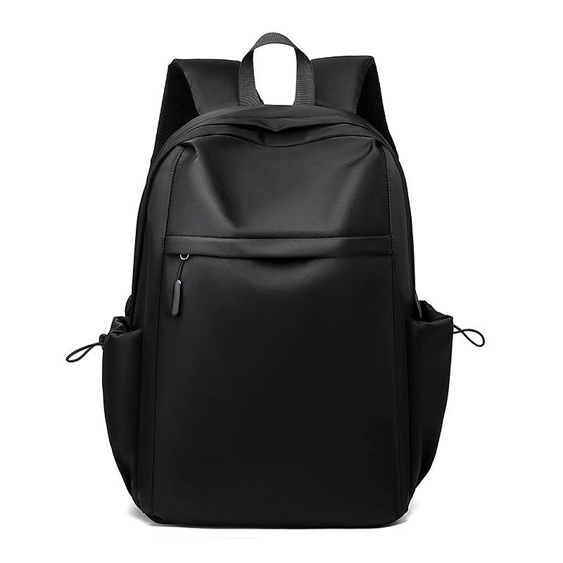 Schoolbag wholesale trend new simple backpack fashion solid color men's backpack junior high school student bag