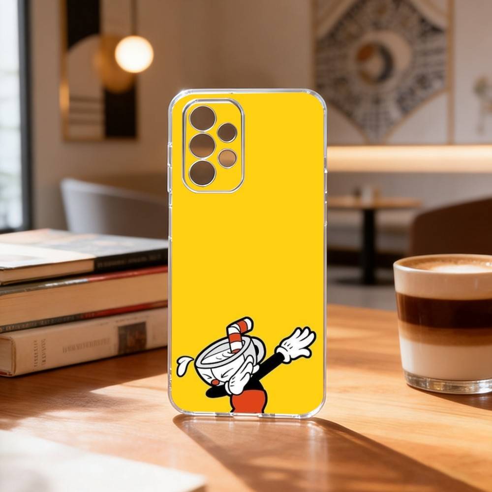 C-Cuphead P-Popular Phone Case For Samsung S25,S24,S21,S22,S23,S30,Ultra,S20,Plus,Fe Transparent Cover