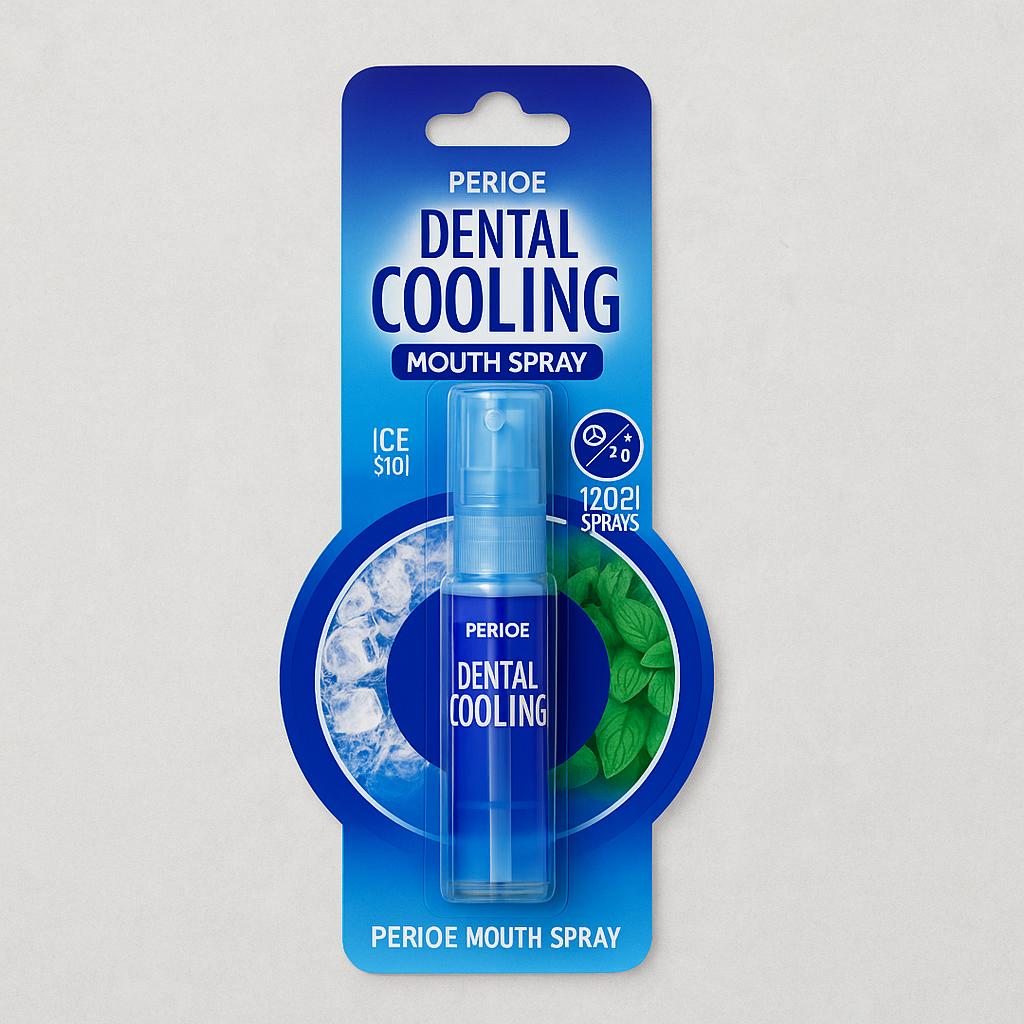 Power Mint, Instant Confidence: Perioe Dental Cooling Mouth Spray (6.2ml)
