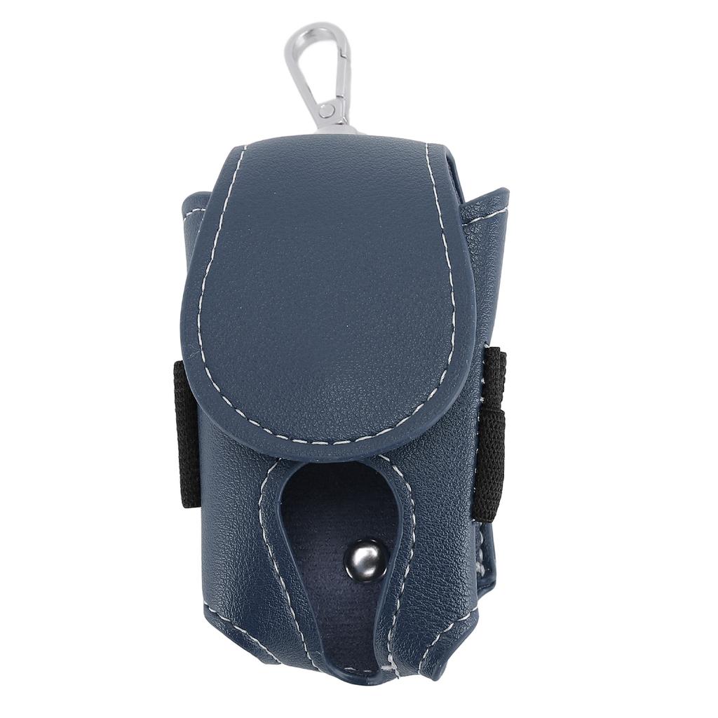 Club Ball Waist Bag PU Leather Water Resistant Portable Ample Space Stylish Club Ball Storage Pouch 