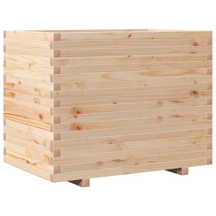 VidaXL Jardinière 90x60x72 cm bois de pin massif, jardinière d'extérieur, bac à fleurs, bac à tomates, jardinière de 3282644