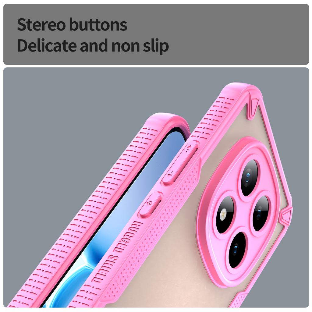 For Xiaomi Poco M8 Pro 5G/Redmi Note 15 Pro+ 5G (Global) Case PC + TPU Semi-Transparent Frosted Finish Protective Phone Cover