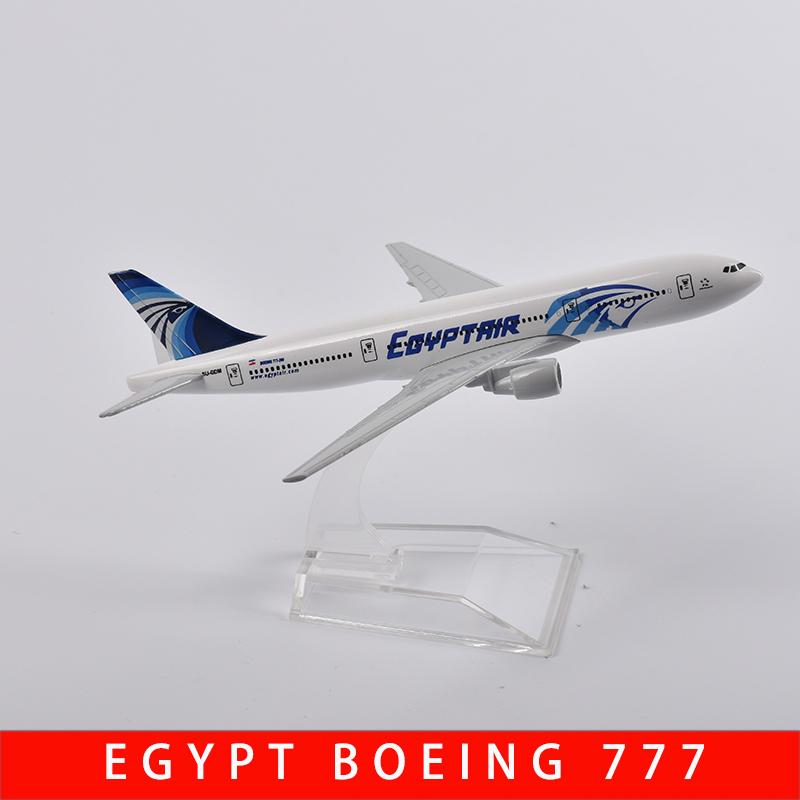 1/400 Scale 16cm EGYPT AIR AEROPLANE MODEL BOEING 777 AIRPLANE Aircraft Model Planel Airplane Diecast Metal Pla