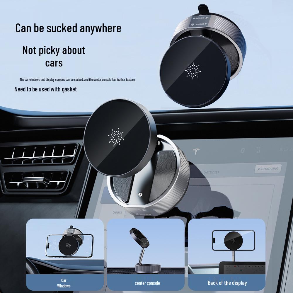 360° Rotating Magnetic Car Mount - Adhesive-Free Phone Holder