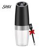 Portable Electric Spice Grinder Gravity Pepper Stainless Steel Mill Battery Powered Automatic One Hand Operated Sea Salt Food Bottle Large Capacity