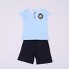 British Academy Style Summer Kindergarten Uniform: Pure Cotton Short-Sleeve Set with Shorts and Skirt