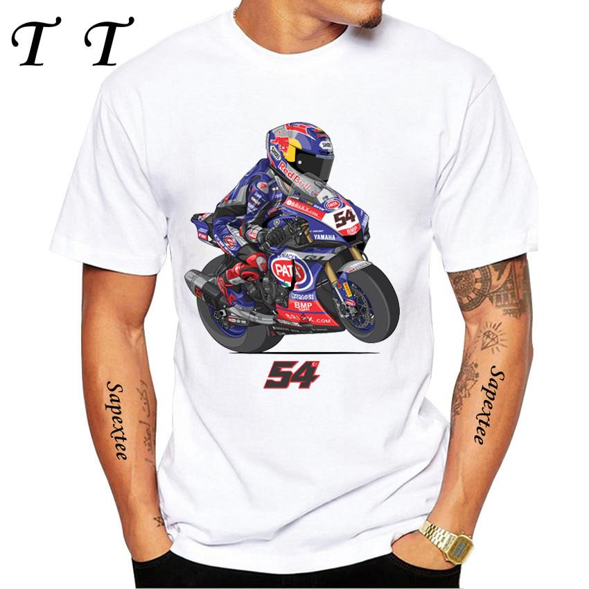 Toprak Razgatlioglu Number 54 Legend T-Shirt Summer Men Short Sleeve Hip Hop Casual Shirt Harajuku Motorcycle Sport White Tees