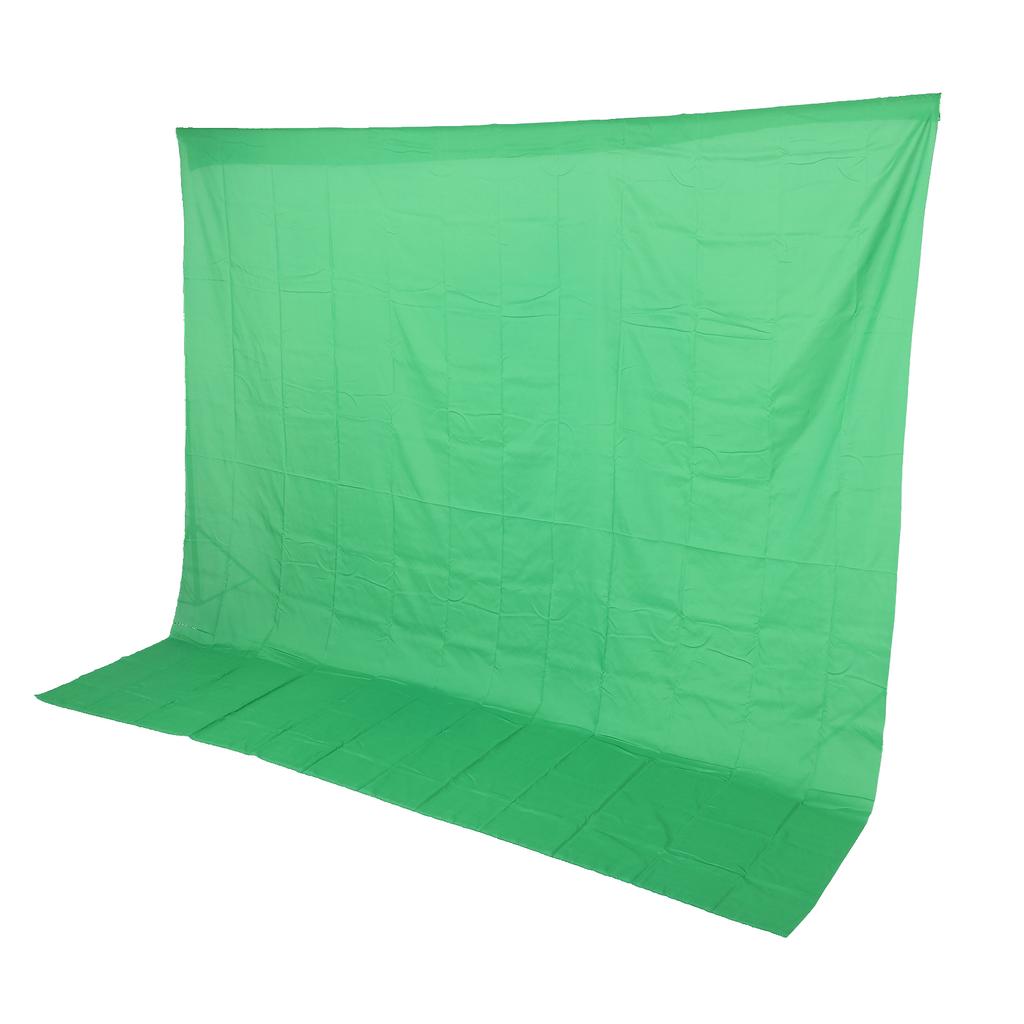 3x3m Grön Skärm Bakgrund Icke-Reflekterande Grön Skärm Bakgrundsduk för Video Fotografisk Studio Streaming