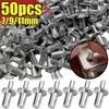 100 Stück 7/9/11mm Nieten Hammerantrieb Legierung Expansionsnägel Kopf Schlagbohren Expansionsschrauben Befestigungselemente Hardware Befestigungswerkzeug