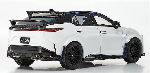 Kyosho Original 1/43 LEXUS RZ600e F SPORT Performance, Black & HAKUGIN II (Silver II), Finished Model, KS03945H2