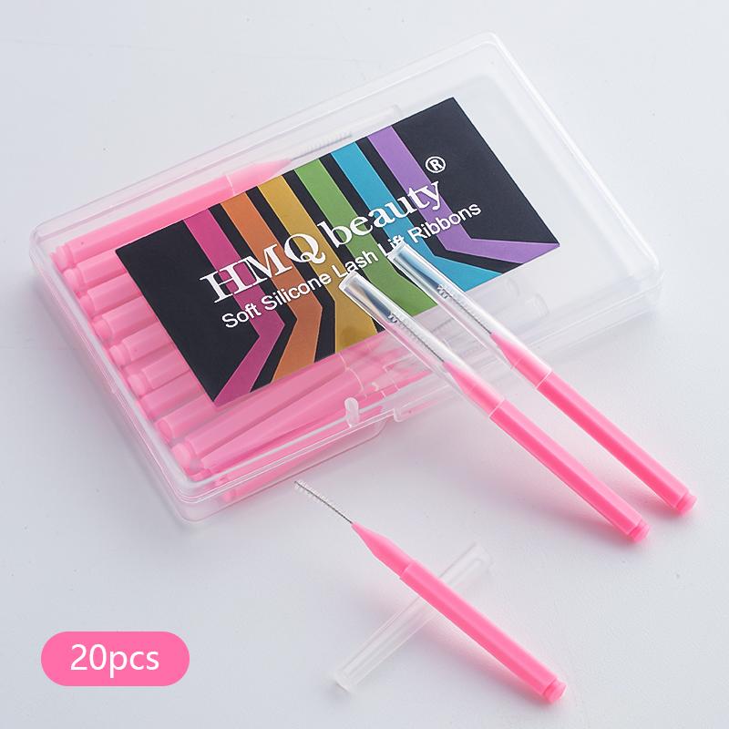 Hot 20Pcs Mini Eyebrow Brow Perm Brush Disposable Micro Brush Brow Lift Tool Eyelash Comb Lash Lifting Beauty Makeup Accessories