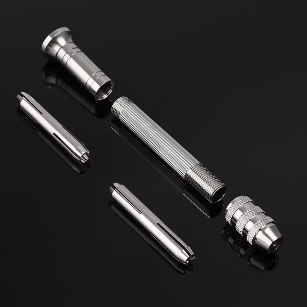 Neues Mini-Handbohrer-Set mit Pinzette, 0,8-3,0 mm – Manuelles Twist-Bohrerwerkzeug für Holzbearbeitung, Uhrenreparatur, Schmuckherstellung